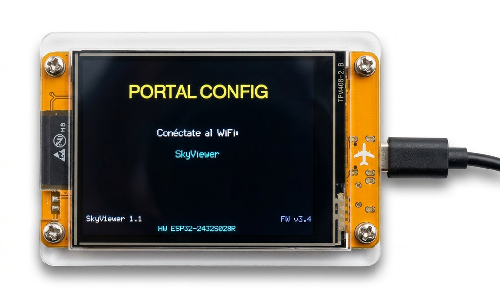SkyViewer 1.1 — Radar ADS-B y Display del Clima